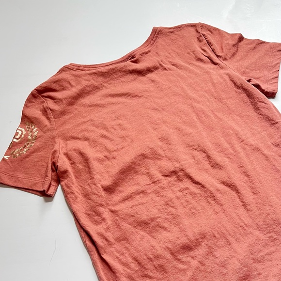 🩷VICTORIA SECRET PINK SPARKLE BLING PINK SHORT SLEEVE TEE SHIRT TOP SIZE XS - Picture 5 of 14